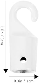 OSALADI 4pcs Hardware Tilt Wand Tip Repair for Broken Horizontal Blind Hardware Vertical Blinds Replacement Parts for Interior Windows White - Image 2