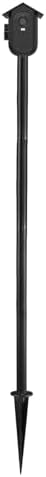 Security Camera Ground Stake and Weatherproof Silicone Skin Compatible with Arlo Essential XL Camera (2nd Gen) Suitable for Stake Into Soft Ground（Black） by Unknown