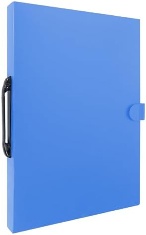 JJRING 16x22 Art Portfolio Folder Binder with Handle, 40 Pocket, Blue by JJRING