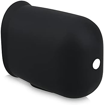 kwmobile Silicone Cover for Arlo Essential Spotlight (1. Gen / VMC2030) Cover - TPU Protective Camera Skin with Sun Shield - Weather-Resistant - Black - Image 3
