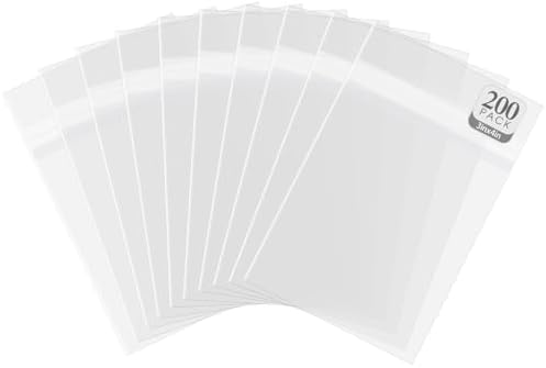 Golden State Art 3"x 4" Acid-Free Crystal Clear Storage Sleeves,200 Pack by GoldenStateArt
