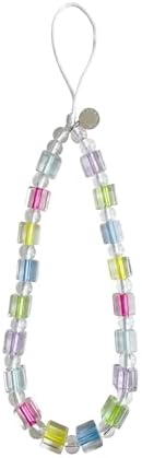 Drawwind Phone Charm Strap Cute Wrist Straps Cell Phone Charm String Y2K Aesthetic Lanyard Wristlet Chain for Case Camera AirPods Bags Keychains (Ice Cube) by Drawwind