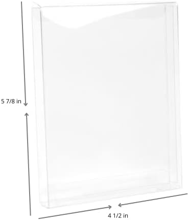 ClearBags Crystal Clear Greeting Card Boxes, 25 Pack, Box Case for Cards, Envelopes, Party Favors, Treats, Photo Storage, Gift Holder, Stationery Organizer, Small Business Packaging & Supplies, FB27A - Image 2