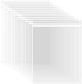 ZBEIVAN 100 Pack 8 15/16" x 11 3/8" Acid-Free Crystal Clear Sleeves Storage Bags for 8.5x11 Art Prints, Photo Framing Mats, and Craft Wrapping by ZBEIVAN