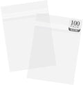 Golden State Art 8x10 Inch Crystal Sealed Clear Plastic Sleeves,100 Pack by GoldenStateArt