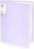 Tamaki Binder with Plastic Sleeves for A4 Size, 30 Pocket, 1 Pack, Purple by Tamaki