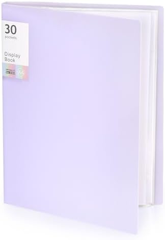 Tamaki Binder with Plastic Sleeves for A4 Size, 30 Pocket, 1 Pack, Purple by Tamaki