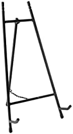 Red Co. 13” Tall Modern Metal Tripod Plate Stand and Art Holder Easel, Black - Image 7
