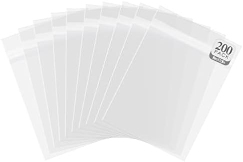 Golden State Art 8"x10" Acid-Free Crystal Clear Storage Sleeves,200 Pack by GoldenStateArt