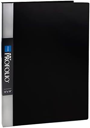 Itoya Original Art ProFolio 13x19 Black Photo Album Book with 48 Pages - Protective Binder with Plastic Sleeves by Unknown