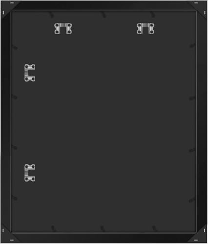 Americanflat 20x24 Poster Frame - Black Engineered Wood with Polished Plexiglass - Wide Picture Frame for Vertical or Horizontal Wall Display - Epic Collection - Black - Image 6