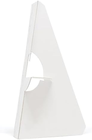 Lineco Cardboard Easel Backs, Self Stick Stand, 12 Inch, White, 25 Pack by Lineco