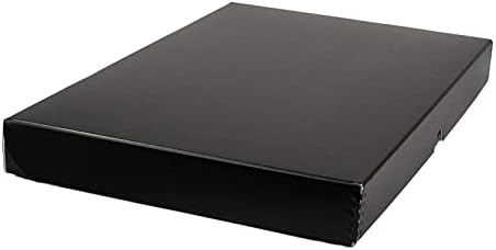 Lineco Clamshell Archival Storage Box, 11.5x17.5x1.75 In, Black, Pack of 2 - Image 6