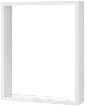 M METERXITY 1-Pack Dried Flower Frame, 8 x 10 Inch Double Acrylic Wooden Dried Flower Photo Floating Frame for Tabletop/DIY/Handicrafts [White] - Image 7