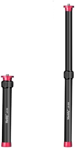 Manbily Gimbal Extension Pole Aluminium Tripod Centre Column Extension Rod 1/4" Thread 2 Section Tube for DJI OSMO Mobile 2 Zhiyun Smooth 4/Q Monopod DSLR Camera Phone Photo Selfies Video Vlog by Manbily