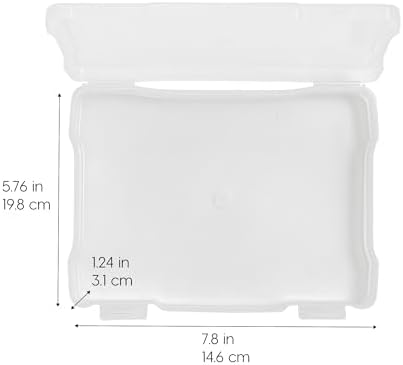 IRIS USA Photo Storage Cases |Made in USA| Fits 5"x7", (10-Pack) - Clear - Image 3