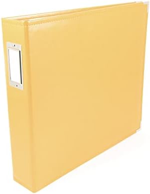 We R Memory Keepers 12x12 Photo Album Buttercup, Protect Memories and Photos, Soft, Acid-free Faux Leather, Classy Decorative Spine Label, Snag-free Rings, Includes 5 Page Protectors, Scrapbooking by WeRMemoryKeepers