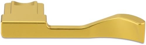 Haoge THB-XVG Metal Thumb Up Rest Hand Grip for Fujifilm X100VI Fujinon X100V Camera Accessories Gold Hot Shoe Thumb Up by haoge