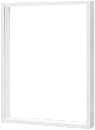 M METERXITY 1-Pack Dried Flower Frame, 12 x 16 Inch Double Acrylic Wooden Dried Flower Photo Floating Frame for Tabletop/DIY/Handicrafts [White] - Image 7
