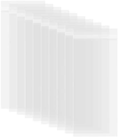 Golden State Art 50 Pack 4x9 Acid-Free Crystal Clear Sleeves Storage Bags by GoldenStateArt