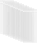 Golden State Art 50 Pack 4x9 Acid-Free Crystal Clear Sleeves Storage Bags by GoldenStateArt