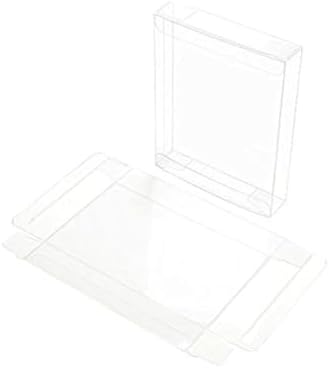 ClearBags Crystal Clear Greeting Card Boxes, 25 Pack, Box Case for Cards, Envelopes, Party Favors, Treats, Photo Storage, Gift Holder, Stationery Organizer, Small Business Packaging & Supplies, FB17A by ClearBags