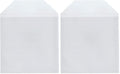 Maxtek 100 Pieces Clear Transparent CPP Plastic CD DVD Sleeves Envelope Holder, 100 Micron Thickness. (Pack of 2) by Maxtek