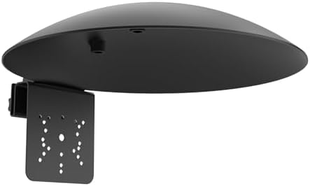 Universal Waterproof Outdoor Sun Rain Shade Shield Cover with Gutter Mount Bracket Compatible with eufy,AOSU,Reolink,TP-Link Tapo,SEHMUA,Cinnado and All 1/4'' Thread Security Camera (Black) - Image 3