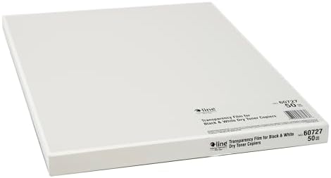 C-Line Transparency Film for Plain Paper Copiers, Clear, 8.5 x 11 Inches, 50 Sheets per Box (60727)(Not for use in inkjet printers) - Image 2