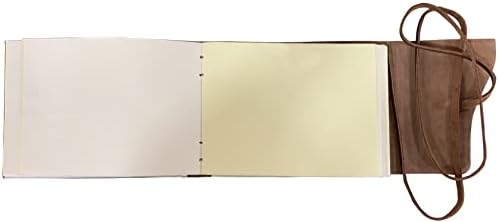 Leather Photo Album - Full Grain Vintage Picture Scrapbook, Medium - Image 3