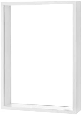 M METERXITY 1-Pack Dried Flower Frame, 8 x 12 Inch Double Acrylic Wooden Dried Flower Photo Floating Frame for Tabletop/DIY/Handicrafts [White] - Image 7