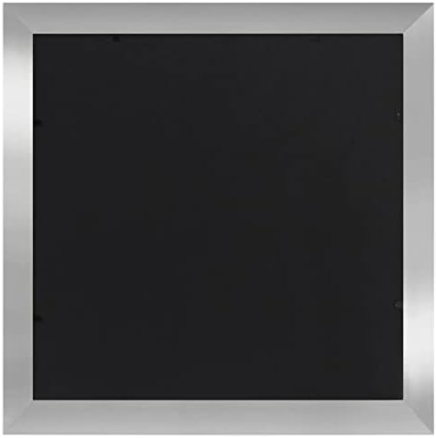 Americanflat 11x11 Picture Frame with Shatter-Resistant Glass - Use as 8x8 Frame with Mat or Display 11x11 Photo Without Mat - Signature Collection - Square Frames for Wall Display - Silver - Image 7