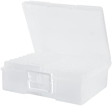 4" x 6" Photo Storage Case with Handle, 16 Inner Photo Organizer Keeper, Extra Large Storage Picture Boxes, Seed Storage, Transparent Craft Keeper (16 Pack Inner Box) by Naivees