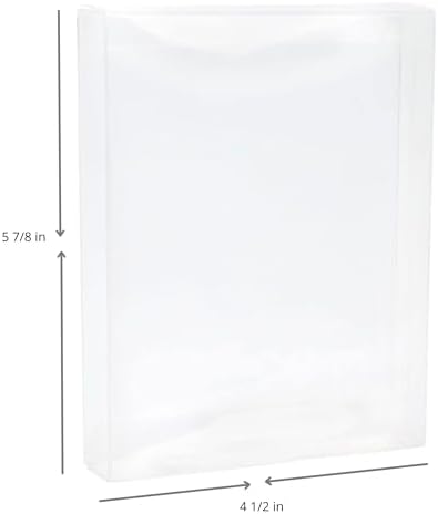 ClearBags Crystal Clear Greeting Card Boxes, 25 Pack, Box Case for Cards, Envelopes, Party Favors, Treats, Photo Storage, Gift Holder, Stationery Organizer, Small Business Packaging & Supplies, FB17A - Image 3