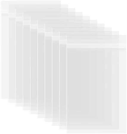Golden State Art 50 Pack 4x6 Acid-Free Crystal Clear Sleeves Storage Bags by GoldenStateArt