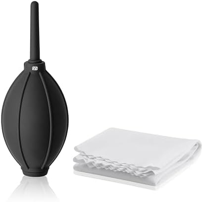 ProcareSelect Soft Tip Silicon Blower with Microfiber Cloth, Ideal for Camera, Lens, Glasses, Screen, Instruments Cleaning & Care by Unknown