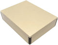 Lineco Museum Archival Storage Box, Drop Front, 9.75x12.75x3 in, Tan by Lineco