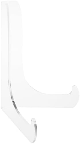 Plymor Clear Acrylic 60-Degree Angle Easel With Shallow Support Ledges, 6" H x 4.5" W x 3.5" D (24 Pack) - Image 2