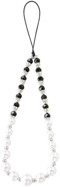Beaded Phone Charm Lanyard Strap Girly Style Fixed Beads Pearl Lanyards by Staqlo