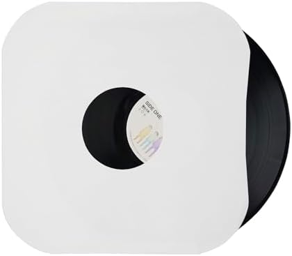 12″ Vinyl Record Inner Paper Sleeves White Kraft Paper for 33 RPM - 10 Pcs by sdroceRyaM