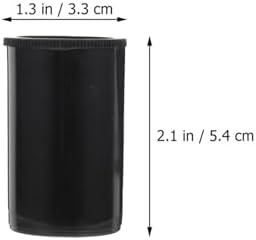 50/60/70 Pcs Black Film Canister Storage Case Bulk Plastic Holder with Caps for 35mm Photography for Film,Keys,Art Beads Storage(60pcs) - Image 7