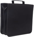 256 Capacity CD/DVD case Wallet, Storage,Holder,Booklet （Black） by Rekukos