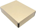 Golden State Art, Archival Drop Front Storage Box, Tan, 9.75x12.75x3 Inch by GoldenStateArt