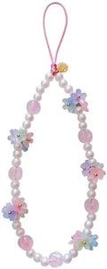 Drawwind Phone Charm Beaded Wristlet Strap Universal Cell Phone Lanyard Cute Bracelet Wrist Strap Beaded Chain String Handmade Accessories for Case Camera Bags (Flower Girl) by Drawwind