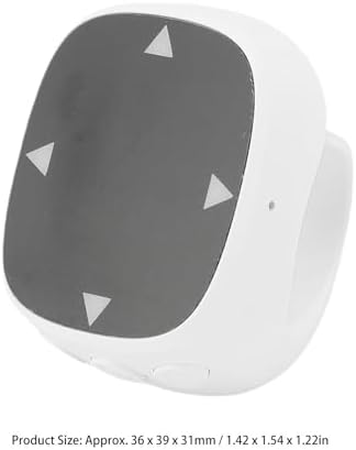 Tangxi Phone Scrolling Ring Remote Control, Wireless Page Turner for Phone Tablet Camera, Bluetooth 5.3 Air Finger Ring Mouse with a Touchpad (White) - Image 5