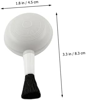 8 Piece Lens Blower Brush Cleaning Kit 2 in 1 ABS White - Image 3