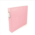 We R Memory Keepers 12x12 Photo Album - Faux Leather with 5 Page Protectors and Spine Label - Snag-Free D-Ring Scrapbooking Memory Album, Acid-Free, Pretty Pink by WeRMemoryKeepers