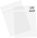 Golden State Art 11x14 Inch Crystal Sealed Clear Plastic Sleeves,100 Pack by GoldenStateArt