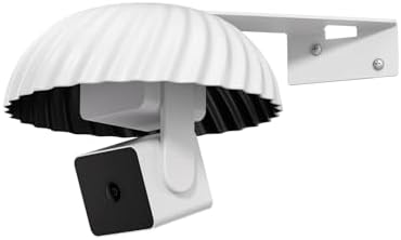 Weatherproof Housing for Wyze Cam Pan v3/V4 with 360° Adjustable Wall Mount – Anti-Glare, Anti-Rain, UV Resistant Outdoor Camera Cover, Protects Pan & Tilt Motor, Durable Security Camera Accessory by Augstci