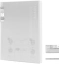 Kokuyo 20-Pocket Binder with Plastic Sleeves 8.5"x11" (Clear), A4 and US Letter Expandable Art Portfolio Folder with Clear Sheet Protectors. 40 Pages of Presentation Display Book. (RA-N20T) by KokuyoUS
